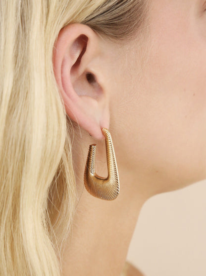 Cleopatra Inspired Hoop Earrings