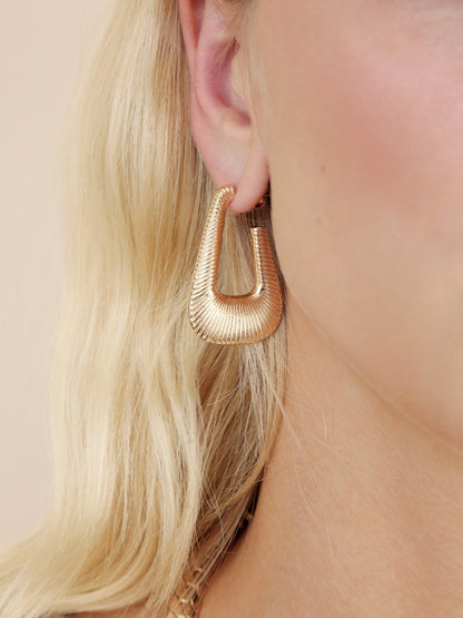 Cleopatra Inspired Hoop Earrings