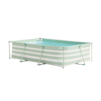 Frame Pool - Green/White - Essence - 102" × 63 × 26"