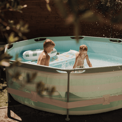 Round Frame Pool - Green/White - Essence -Ø 120" × 30"