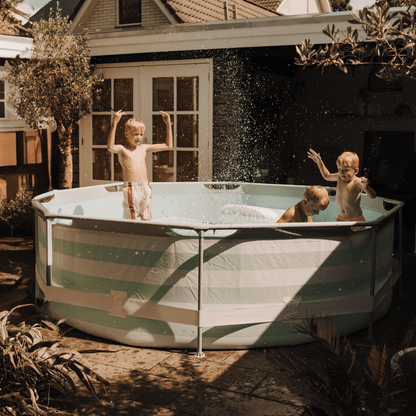 Round Frame Pool - Green/White - Essence -Ø 120" × 30"