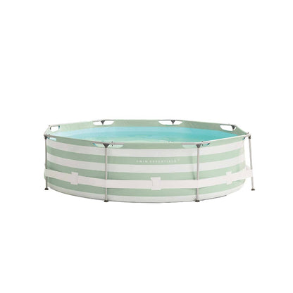 Round Frame Pool - Green/White - Essence -Ø 120" × 30"
