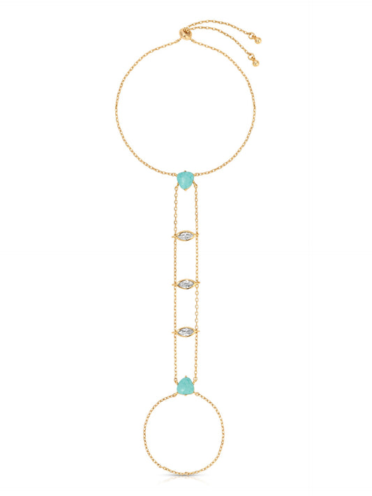 Turquoise Solstice Hand Chain