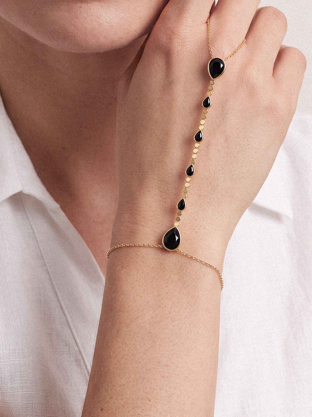 Dripping Crystal Hand Chain