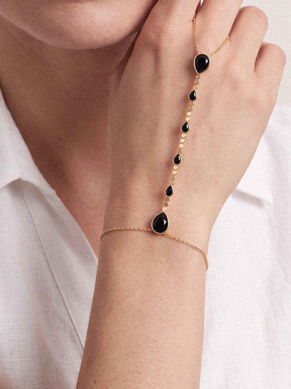 Dripping Crystal Hand Chain