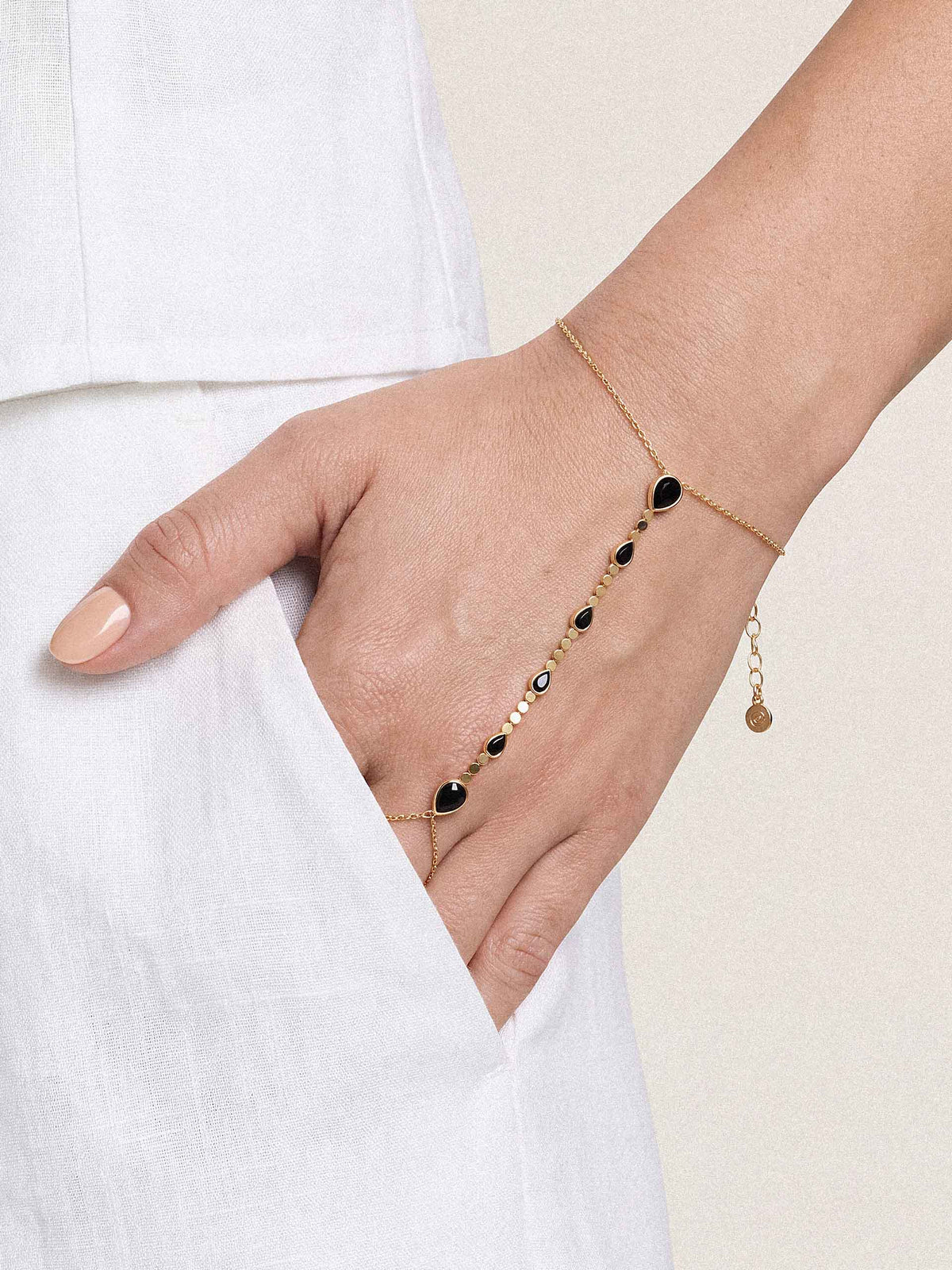 Dripping Crystal Hand Chain