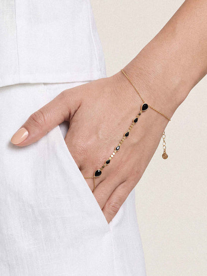 Dripping Crystal Hand Chain