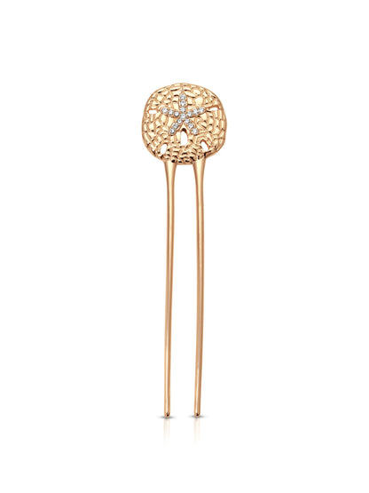 Sand Dollar Hair Pin