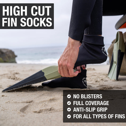 High Cut Fin Socks
