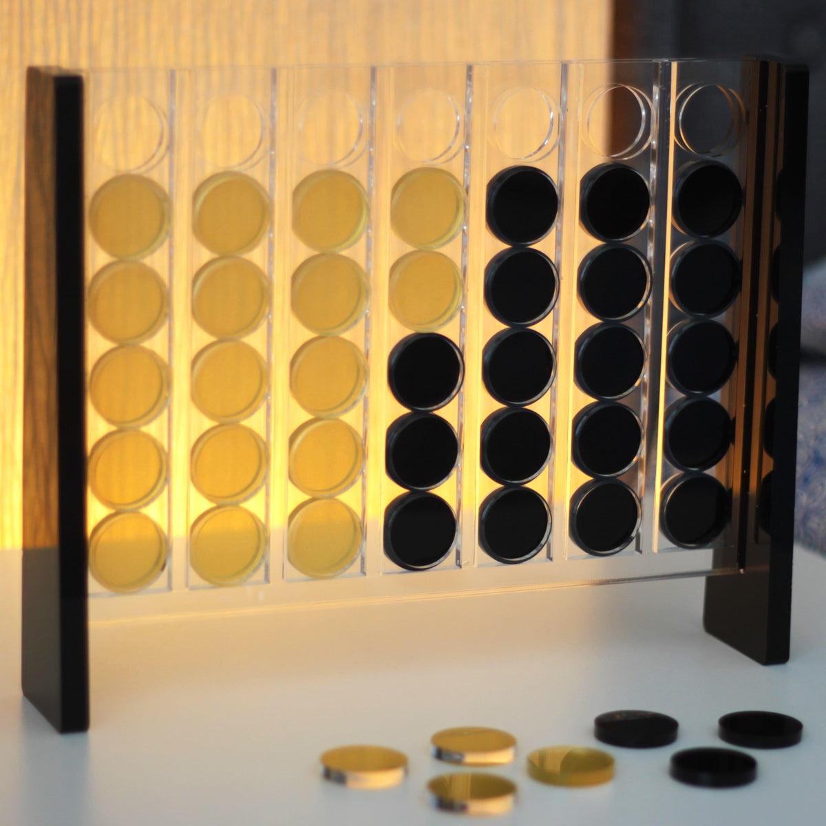 Acrylic Four in a Row Board Game