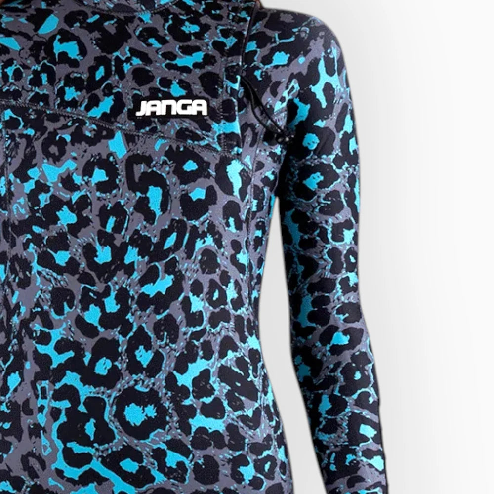 JANGLE Blue Leopard Fullsuit 4/3