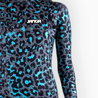 JANGLE Blue Leopard Fullsuit 4/3