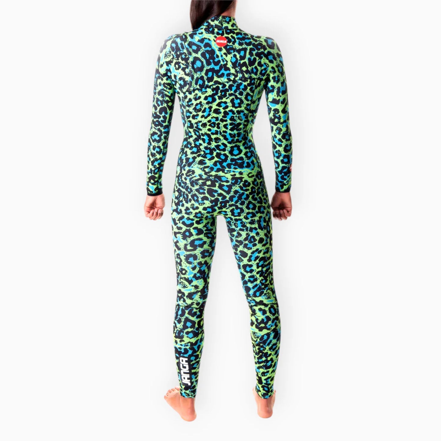 JANGLE Green Leopard Fullsuit 4/3