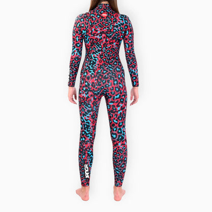 JANGLE Red Leopard Fullsuit 4/3