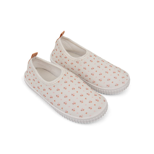 Kids Water Shoes - Old Pink - Cozy Hearts - US 3-12