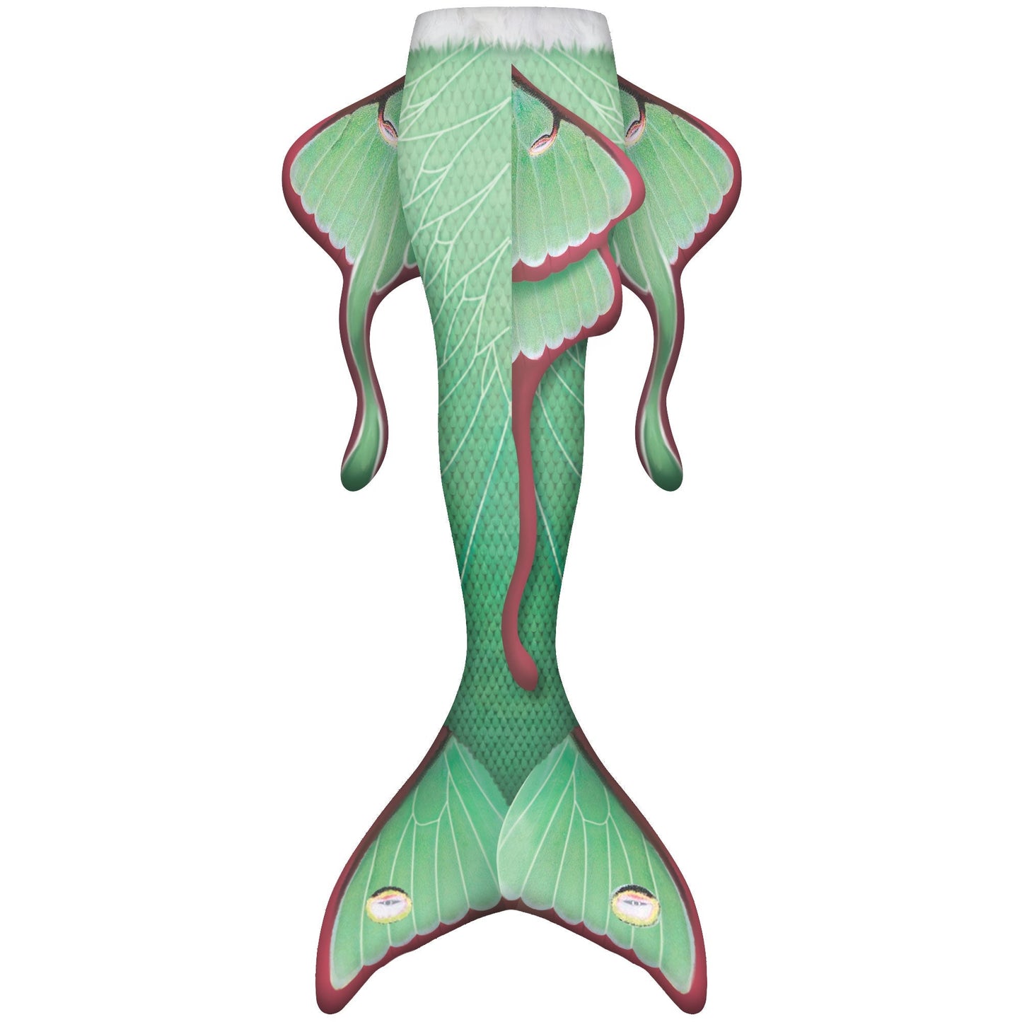 Luna Moth Mermaid tail