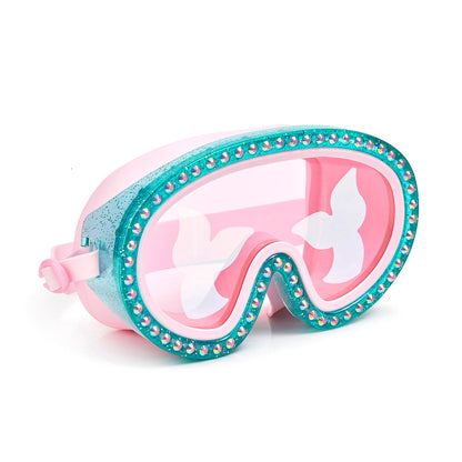 Jewel Pink Blue Kids' Swim Mask