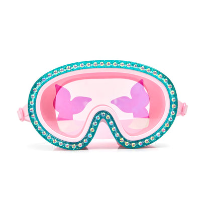 Jewel Pink Blue Kids' Swim Mask