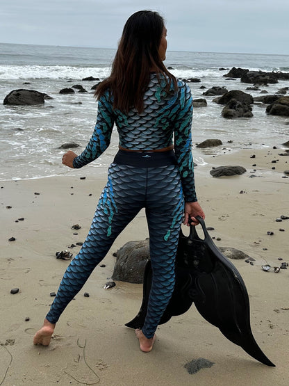 Midnight Yoga & Swim Leggings