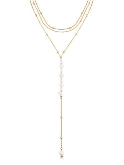 Coastal Pearl Lariat