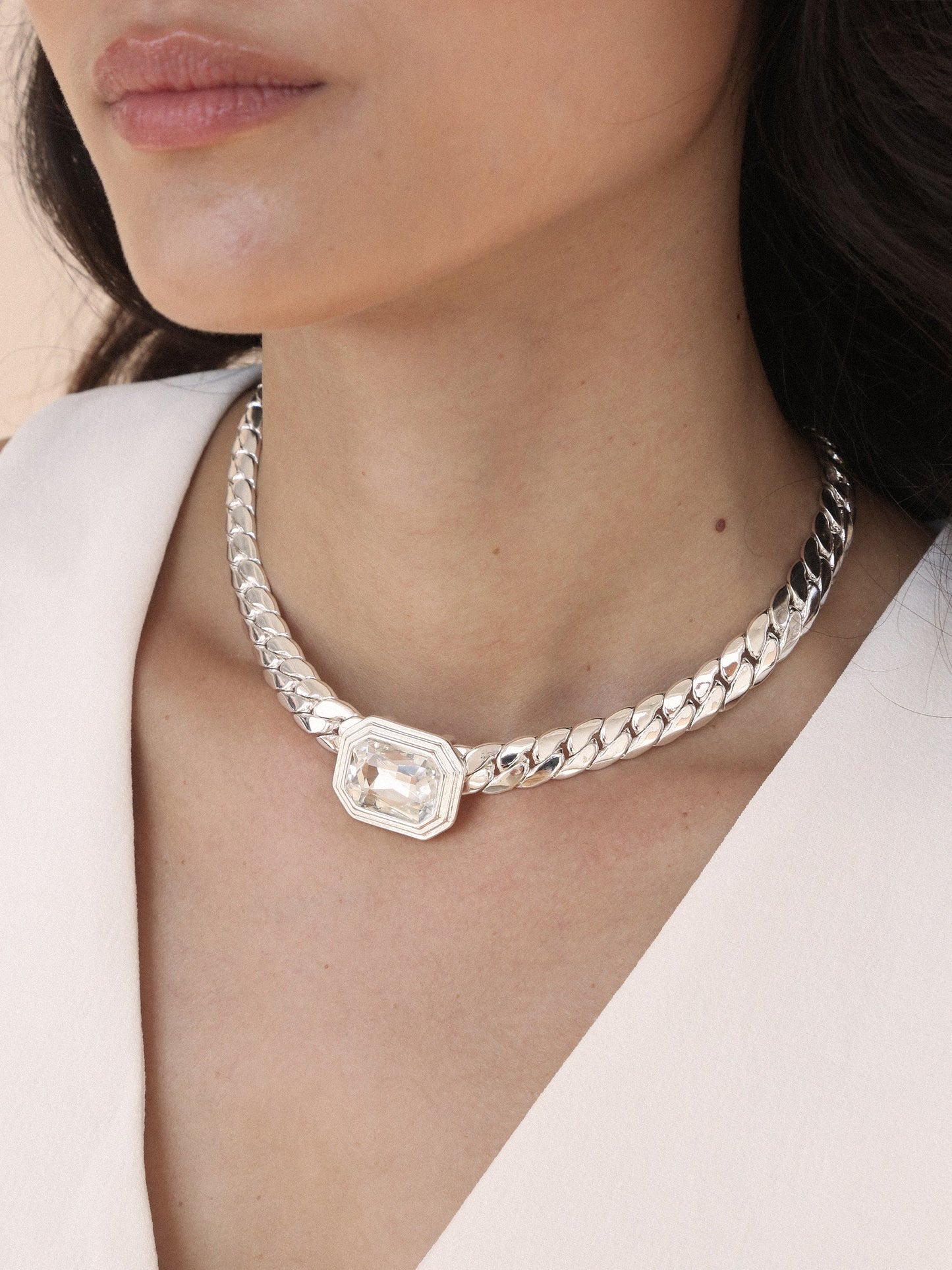 Emerald Deco Necklace