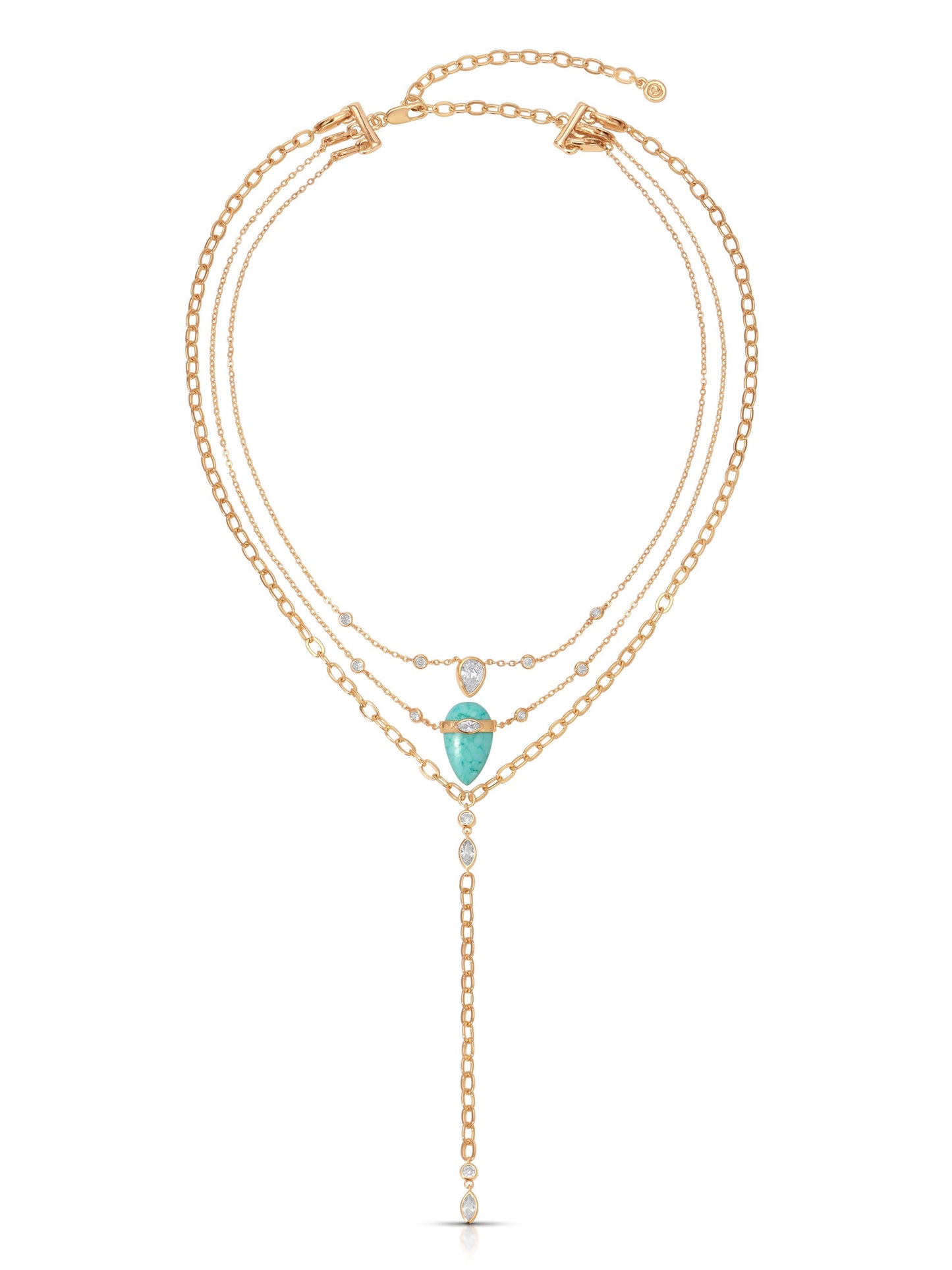 Turquoise Solstice Layered Necklace