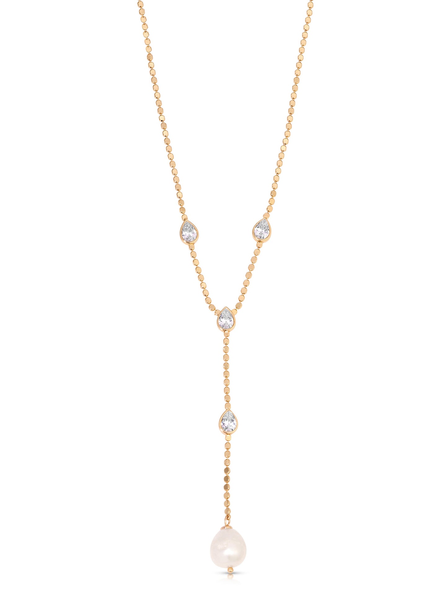 Dripping Crystal Lariat