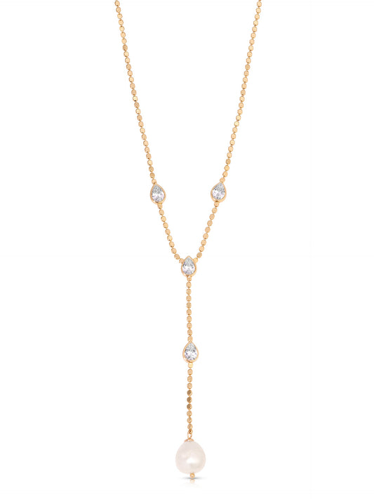 Dripping Crystal Lariat