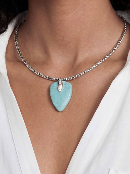 Turquoise Solstice Pendant Choker