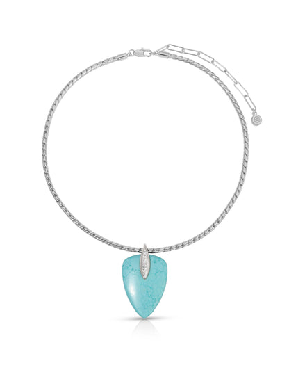 Turquoise Solstice Pendant Choker