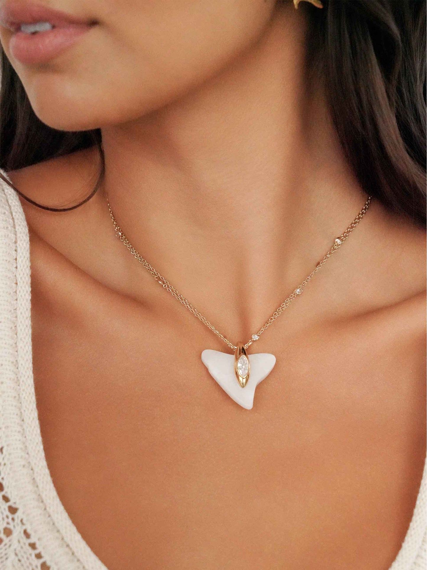 Deep Ocean Shark Necklace