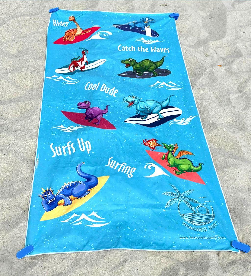Blue Towel Anchor Stakes