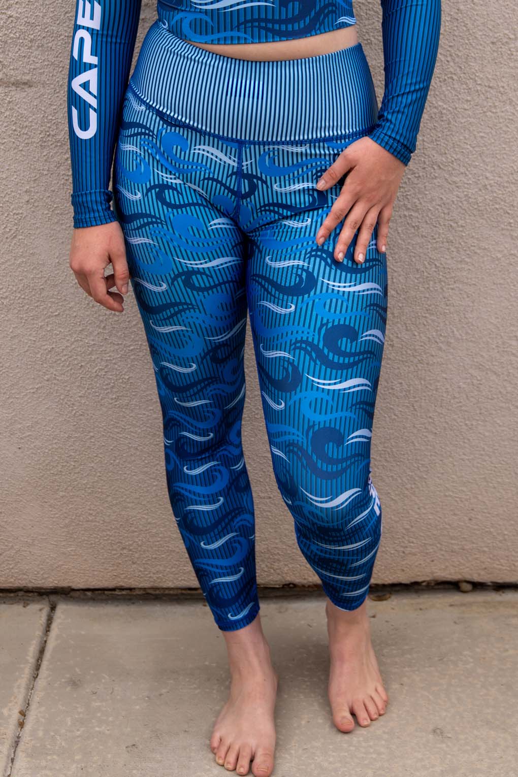 Ocean Camo Dive & Snorkel Leggings