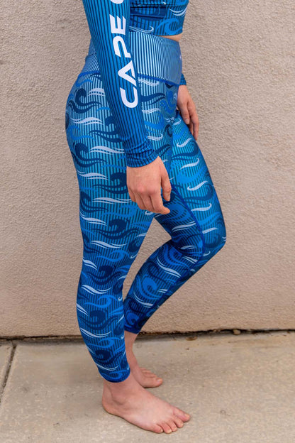 Ocean Camo Yoga & Swim Leggings