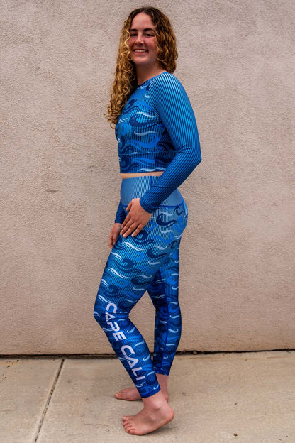 Ocean Camo Yoga & Swim Leggings