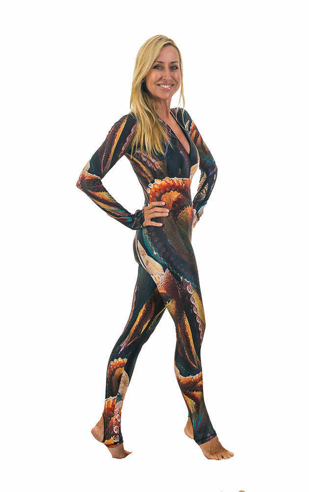 The Kraken - Front Zippered Diveskin (Giant Pacific Octopus)