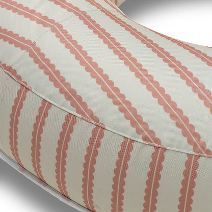 Premium Swim Ring - Red/Beige - Saint Tropez - Ø 47.2 in