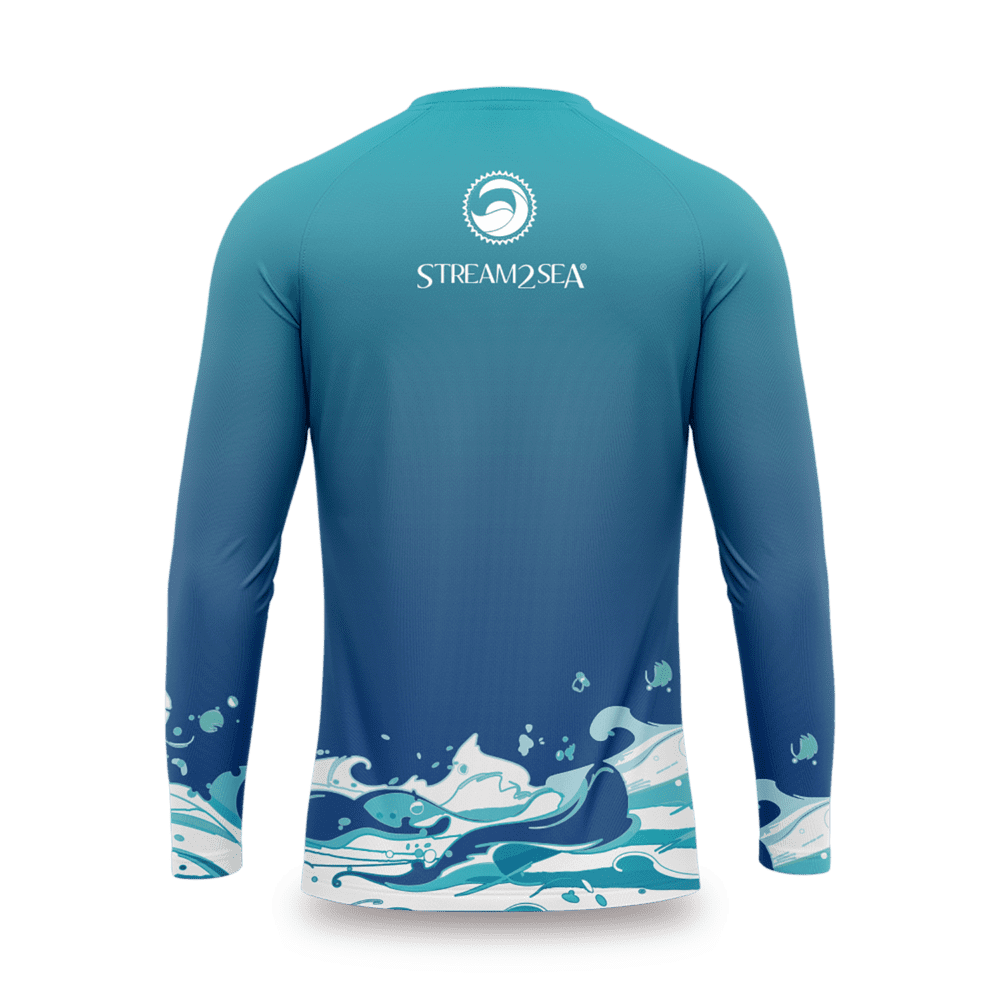 Rash Guard Waves Unisex (Blue)