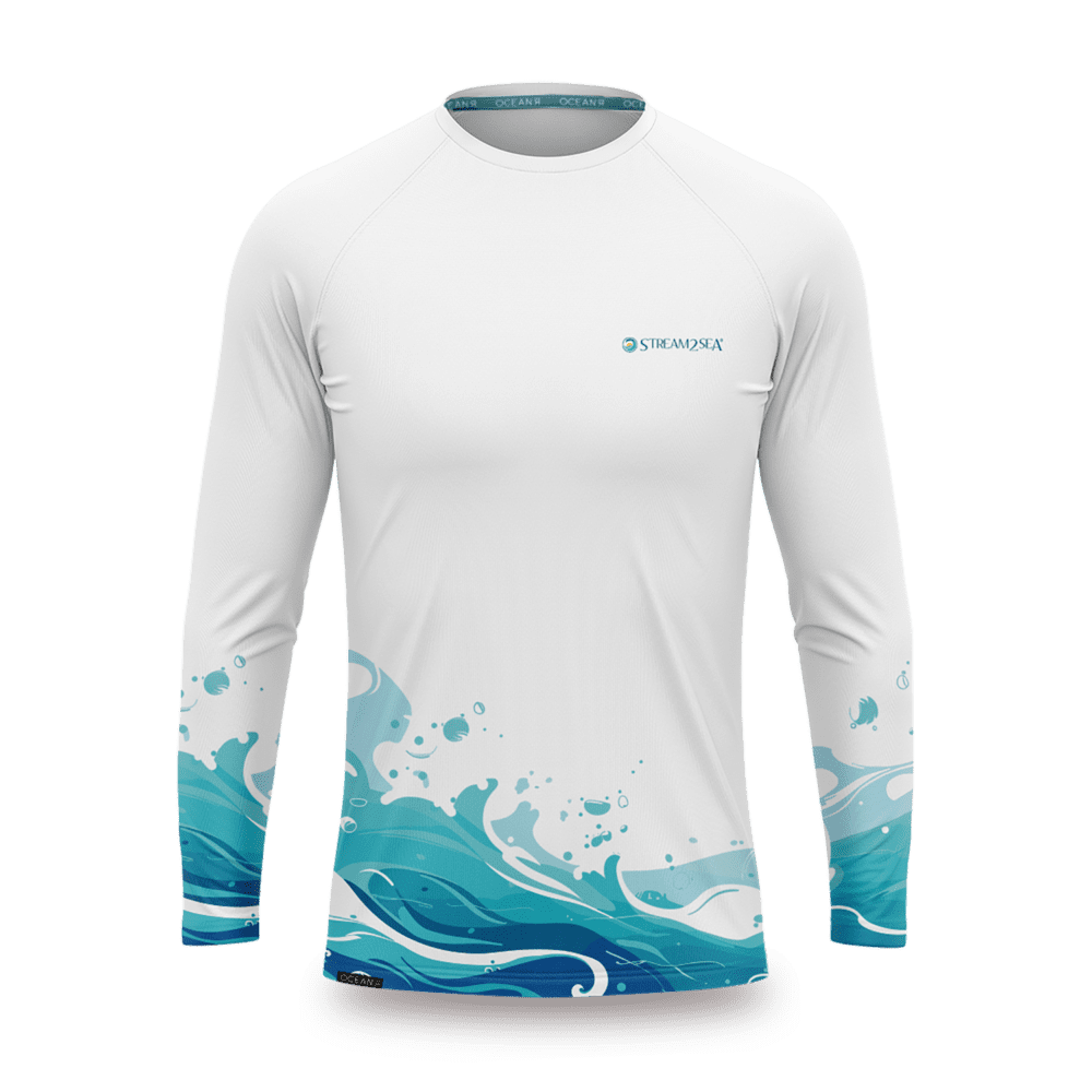 Rash Guard Waves Unisex (White)
