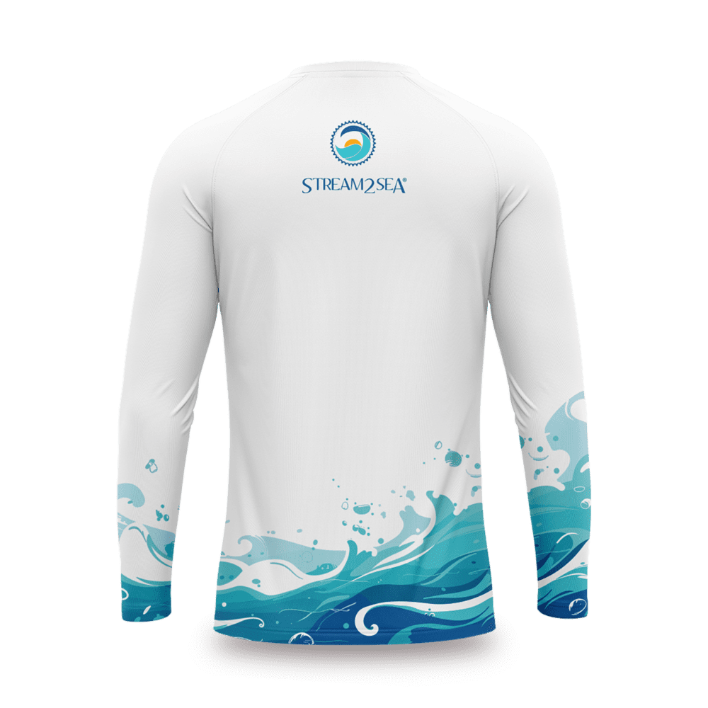 Rash Guard Waves Unisex (White)