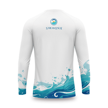 Rash Guard Waves Unisex (White)