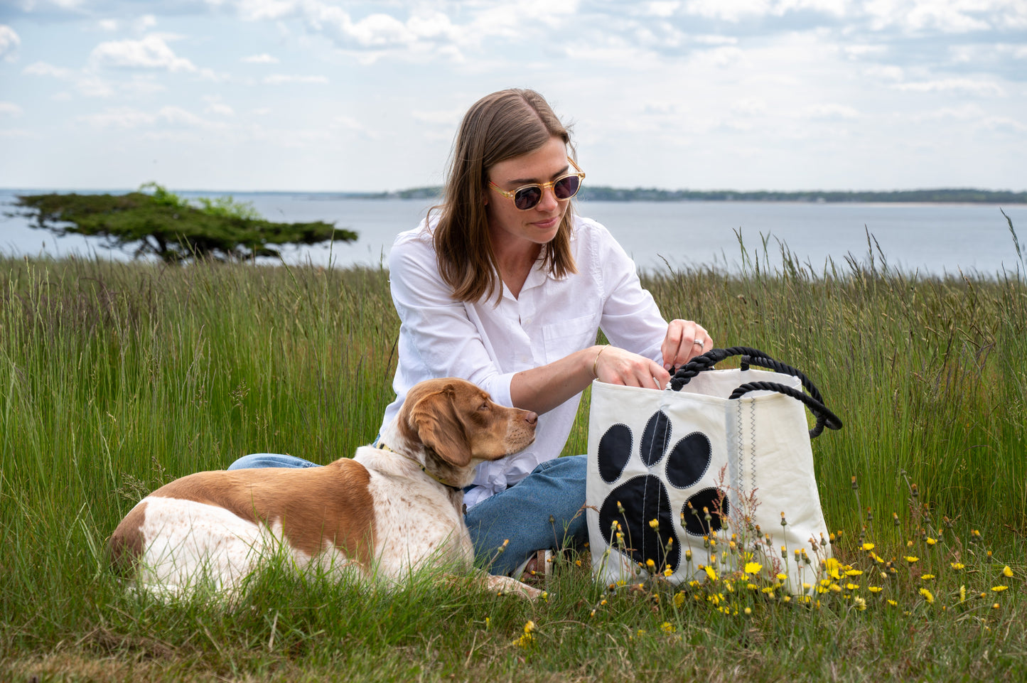 Paw Print Medium Tote