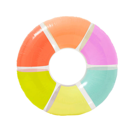 Tube Pool Ring - Rainbow Gloss