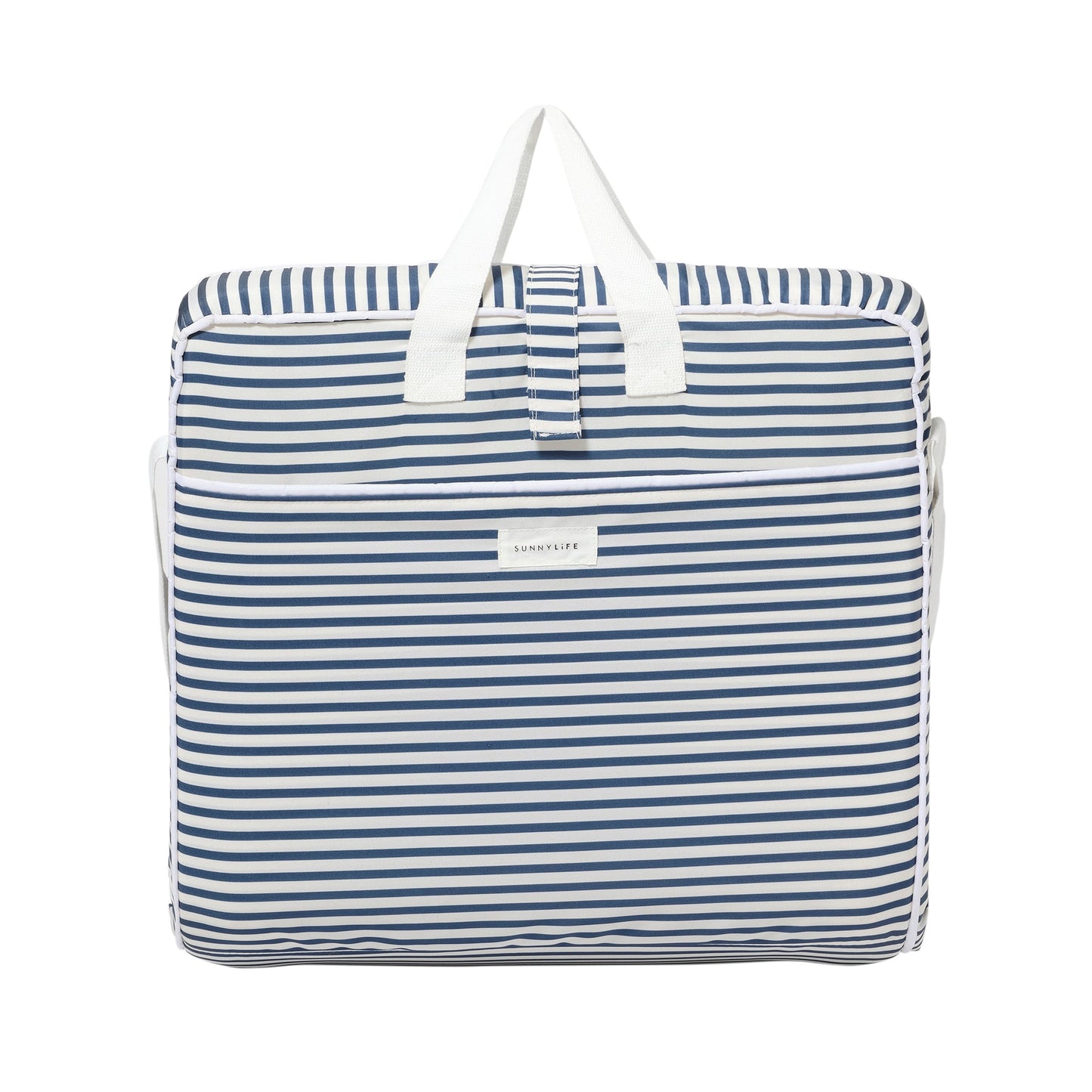 Take Anywhere Folding Chair - Navy Stripe