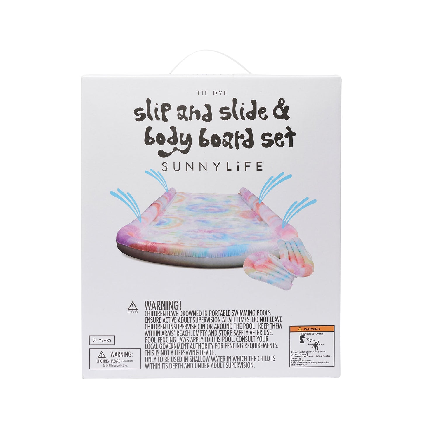 Slip, Slide and Body Board Set - Tie Dye