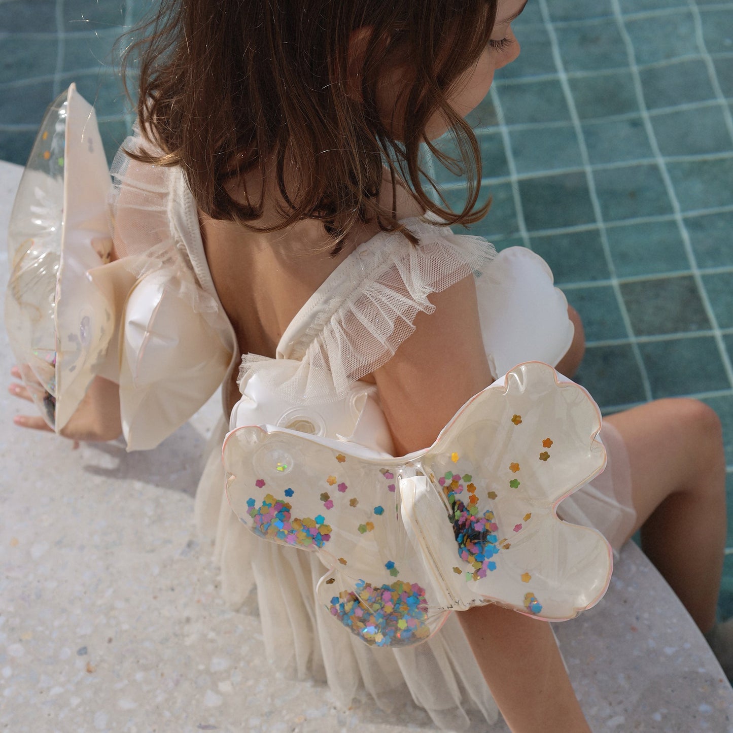 Kids Inflatable Arm Bands - Cotton Candy