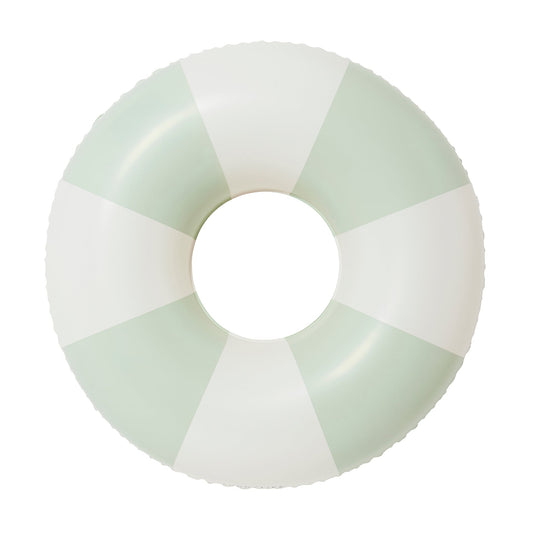 Tube Pool Ring - The Vacay Soft Olive Stripe