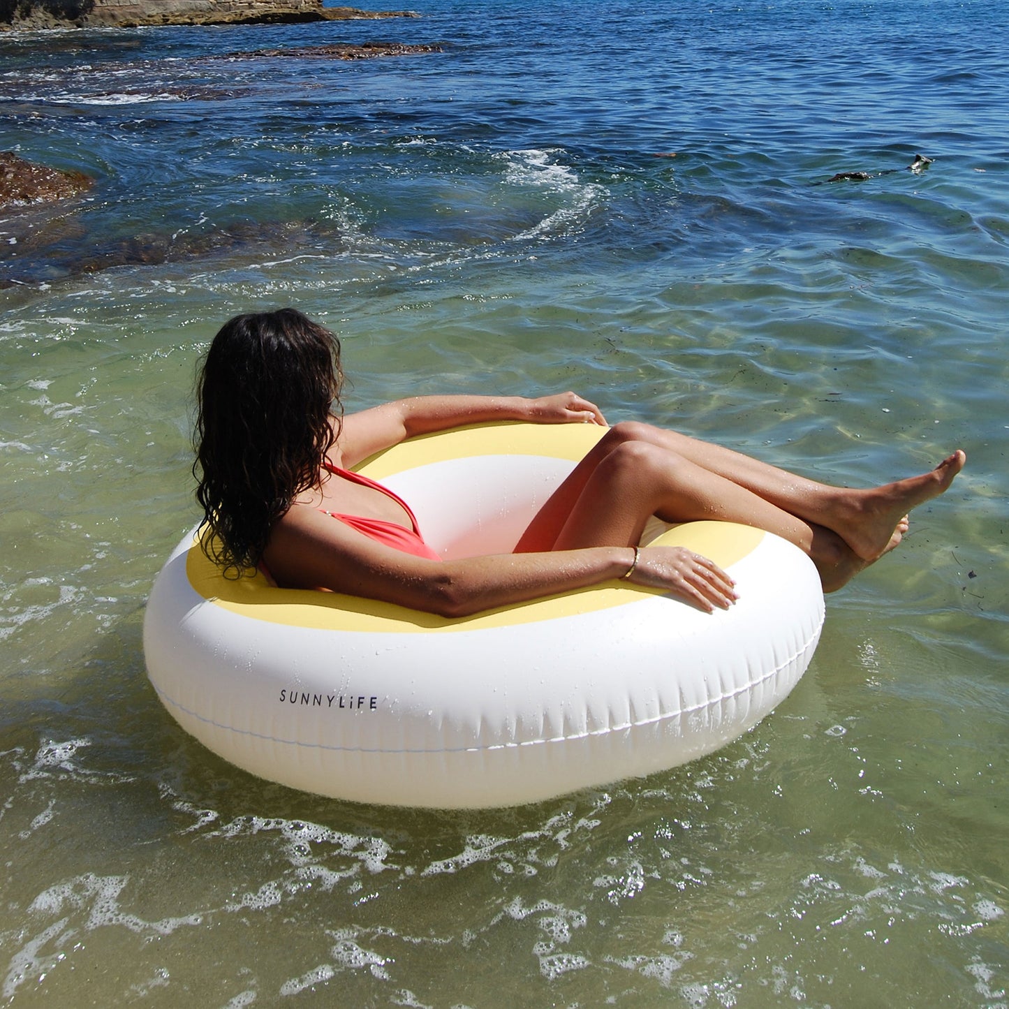 Tube Pool Ring - Butter Cream