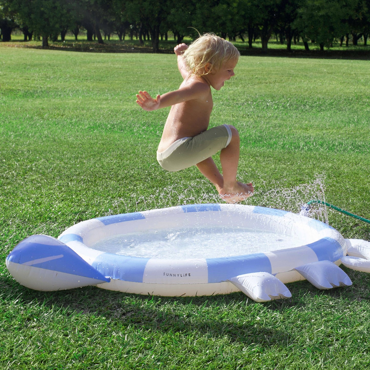 Kids Sprinkler Mat - Into the Wild Blue