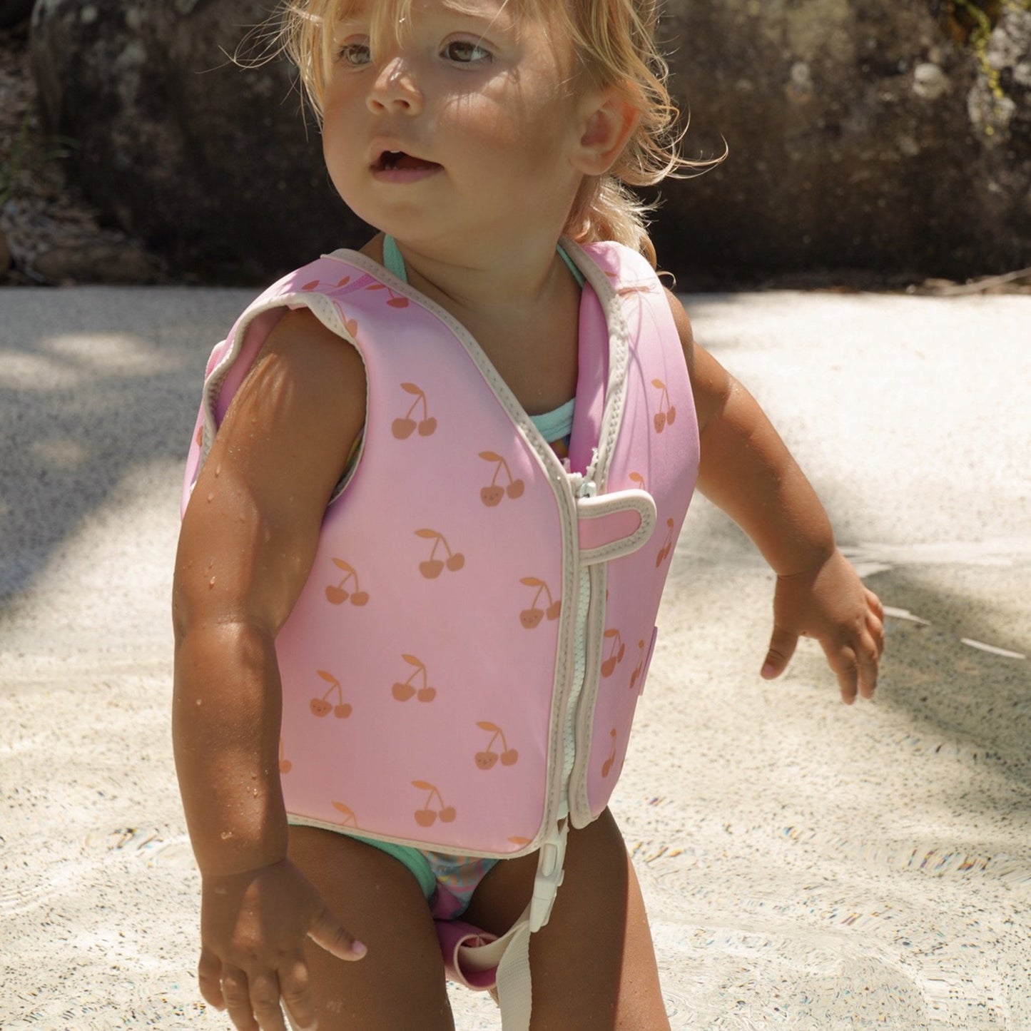 Kids Swim Vest 2-3 - Cotton Candy Pink